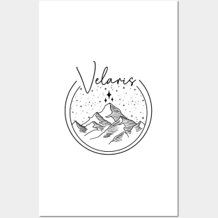 ACOTAR Velaris Logo Posters and Art